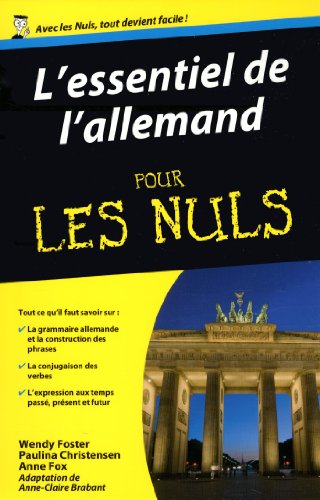 L' essentiel de l'allemand pour les nuls