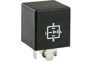 GROBARPART LED Turn Signal Flasher Relay 5 Pin Compatible with Jeep Cherokee 1994 1995 1996 1997 1998 1999 2000 2001 94 95 96 97 98 99 00 01 | Grand Cherokee 1994 1995 1996 1997 1998 94 95 96 97 98