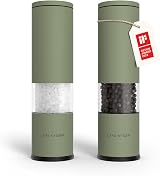 LARS NYSØM Salt and Pepper Grinder Set Stainless Steel Adjustable Ceramic