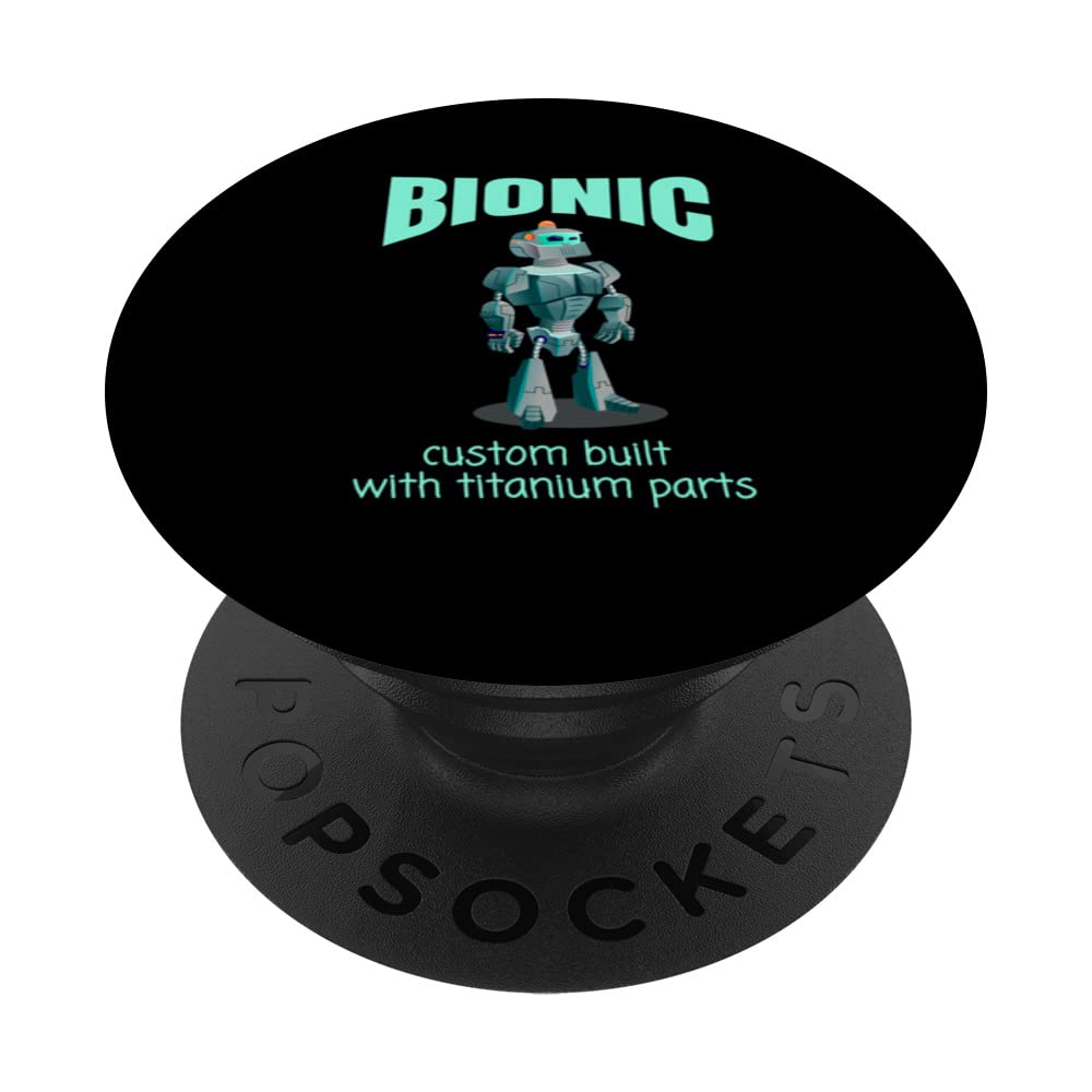 BIONIC Custom Built With Titanium Parts PopSockets Swappable PopGrip