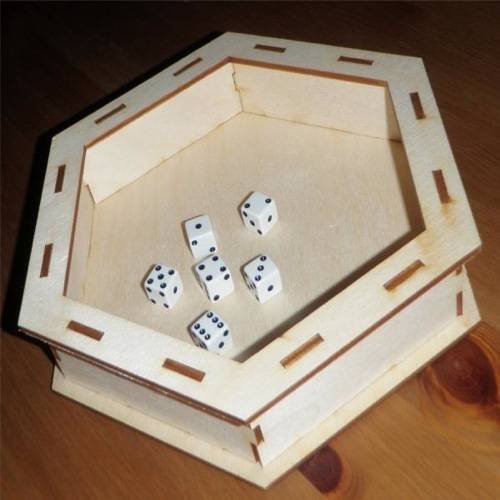 Hex Dice Tray