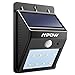Mpow Bright Solar Power Outdoor LED Light Motion Activated Light for Garden Patio Path Pool Lighting