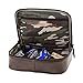 HOJ CO. Deer Zip Around Toiletry Bag - Canvas & Leather Men's Dopp Kit - Toiletry Organizer