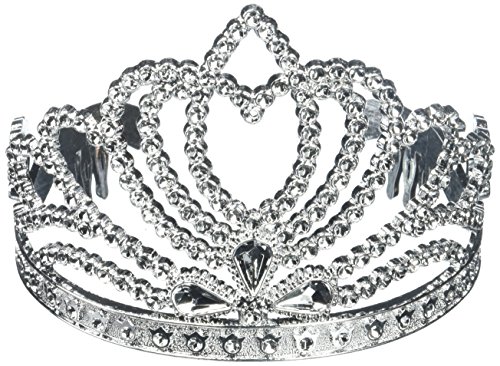 Princess Tiara Silver - Sparkling Party Accessory - Children
