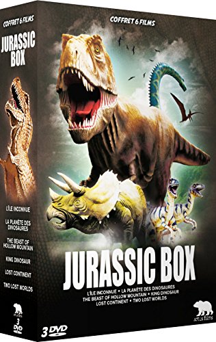 Jurassic Box : L'île Inconnue + La Planète Des Dinosaures + The Beast Of Hollow Mountain + King Dinosaur + Lost Continent + Two Lost Worlds - Pack