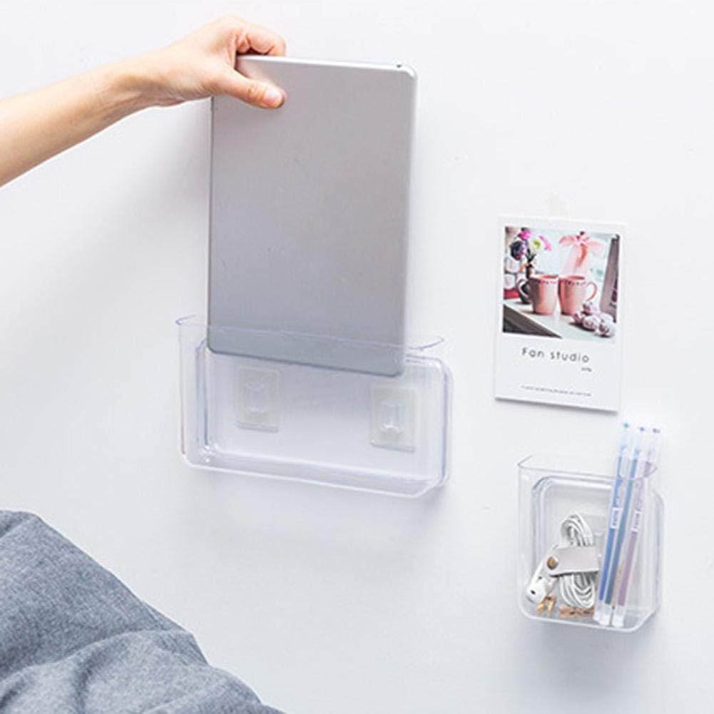 iBellete New Plastic Wall Mount Organizer, Acrylic Shelf for Kitchen