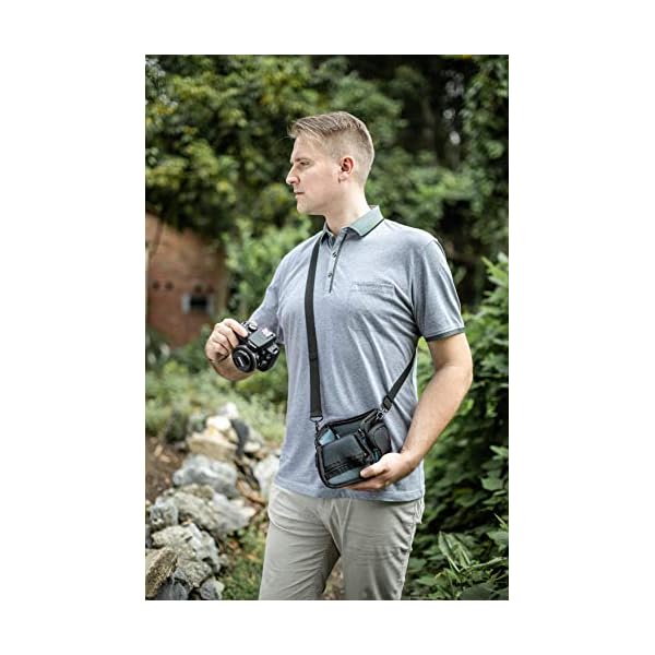 Bodyguard Easy System L Fototasche schwarz für Systemkamera als Systemkameratasche und für Bridgekamera z.b. Nikon… – Bild 6
