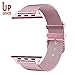 Apple Watch Band, ANIYOH 42MM New Milanese Loop Stainless Steel iWatch Band With Classic Buckle Replacement Strap for Apple Watch Series 3 / 2 / 1 Nike + Edition Sport ( 42mm Pink-Rose Gold )