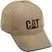 Caterpillar Men's Trademark Microsuede Cap, Khaki, One Size