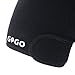 GOGO Double Shoulder Support with Adjustable Strap, SBR Shoulder Brace Neoprene Sport Protector Compression Wrap-Black