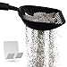 Gorilla Grip Original Cat Litter Scooper, Non-Stick Deep Scoop, Free Storage Holder, Extra Large, Durable Solid Aluminum, Shovel for Sifting Kitty Cats Litter, Rust Resistant, Long Comfy Grip Handle