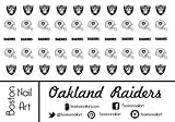 NFL - Oakland Raiders Waterslide Nail Decals - 50pc