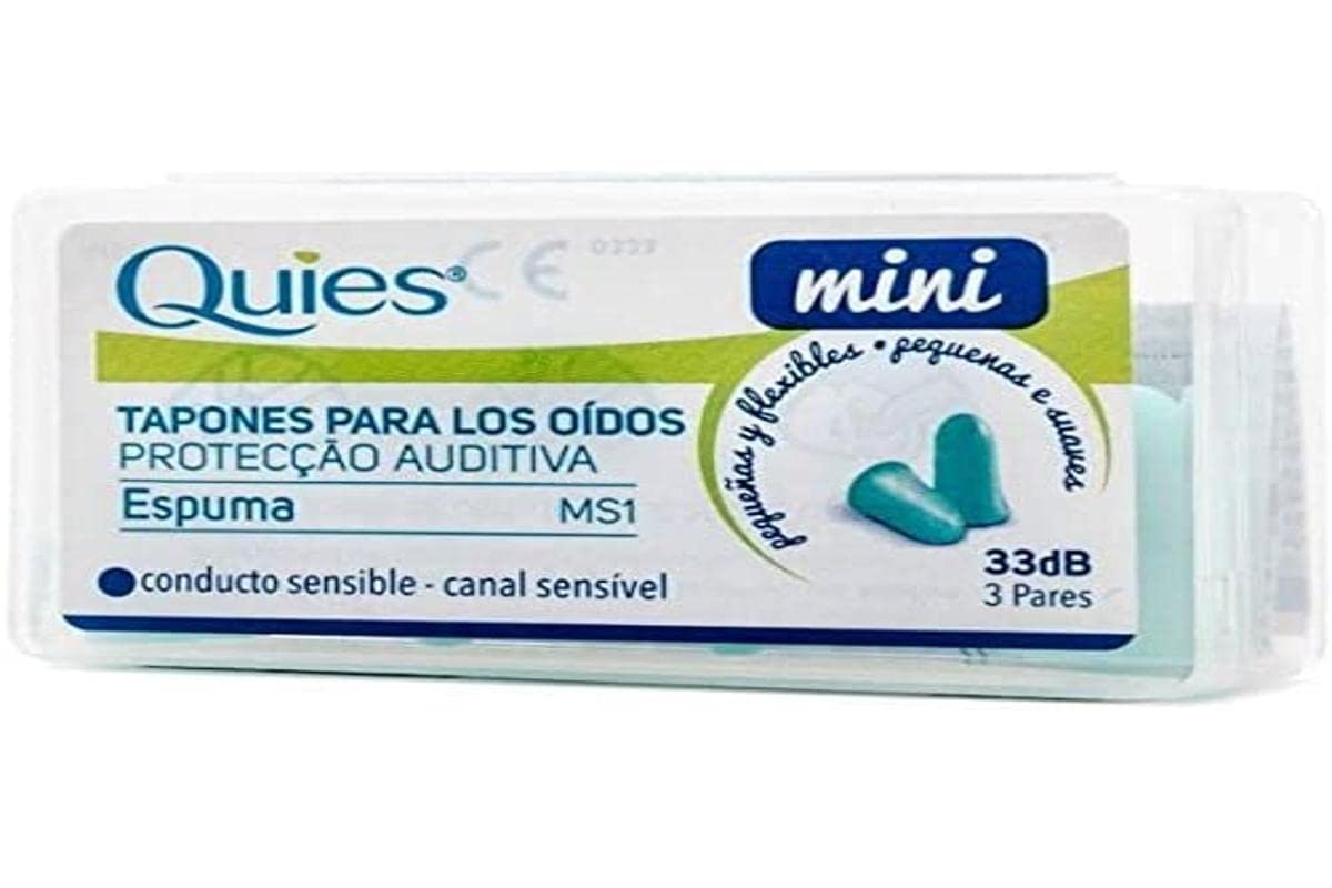 Actibios Actibes Foam Earplugs Mini 6 Units Quies 1 Pack 250g