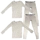 4pc Gildan Kids Premium Thermal Long Underwear Sets Shirts Pants For Boys