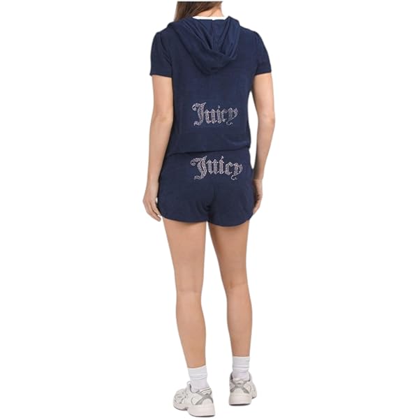 Juicy Couture ネイビー パーカー XS Juicy Couture Kids ジップアップ パーカー | ブルー | FARFETCH JP