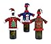 Set of 3 Ugly Christmas Sweater Wine Bottle Covers