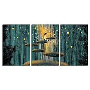 Abstract Beautiful Sky Fantasy Painting Artwork for Home...