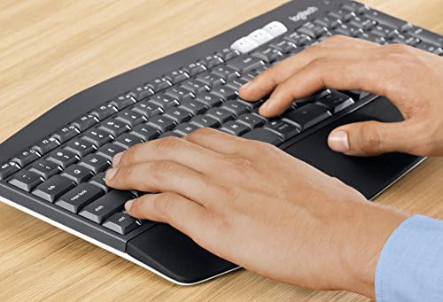 Logitech MK850 Combo Clavier et Souris sans Fil Multidispositifs, 2,4 GHz/Bluetooth, Structure Courbée, Souris sans FIl, 12 Boutons Programables, Batterie Longue Durée 3 Ans, PC/Mac, AZERTY Français