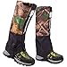 TANDC Outdoor Waterproof Leg Gaiters Camo Breathable Camouflage for Hiking Climbing Hunting Snow Ski Boot Gaiters Guard Legging Leg Cover Wraps