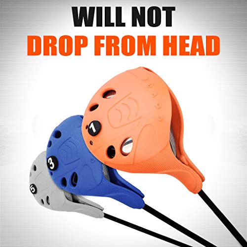 PGM Golf Head Cover for 4 Count Drivers Fairway Woods Hybrid Golf Club