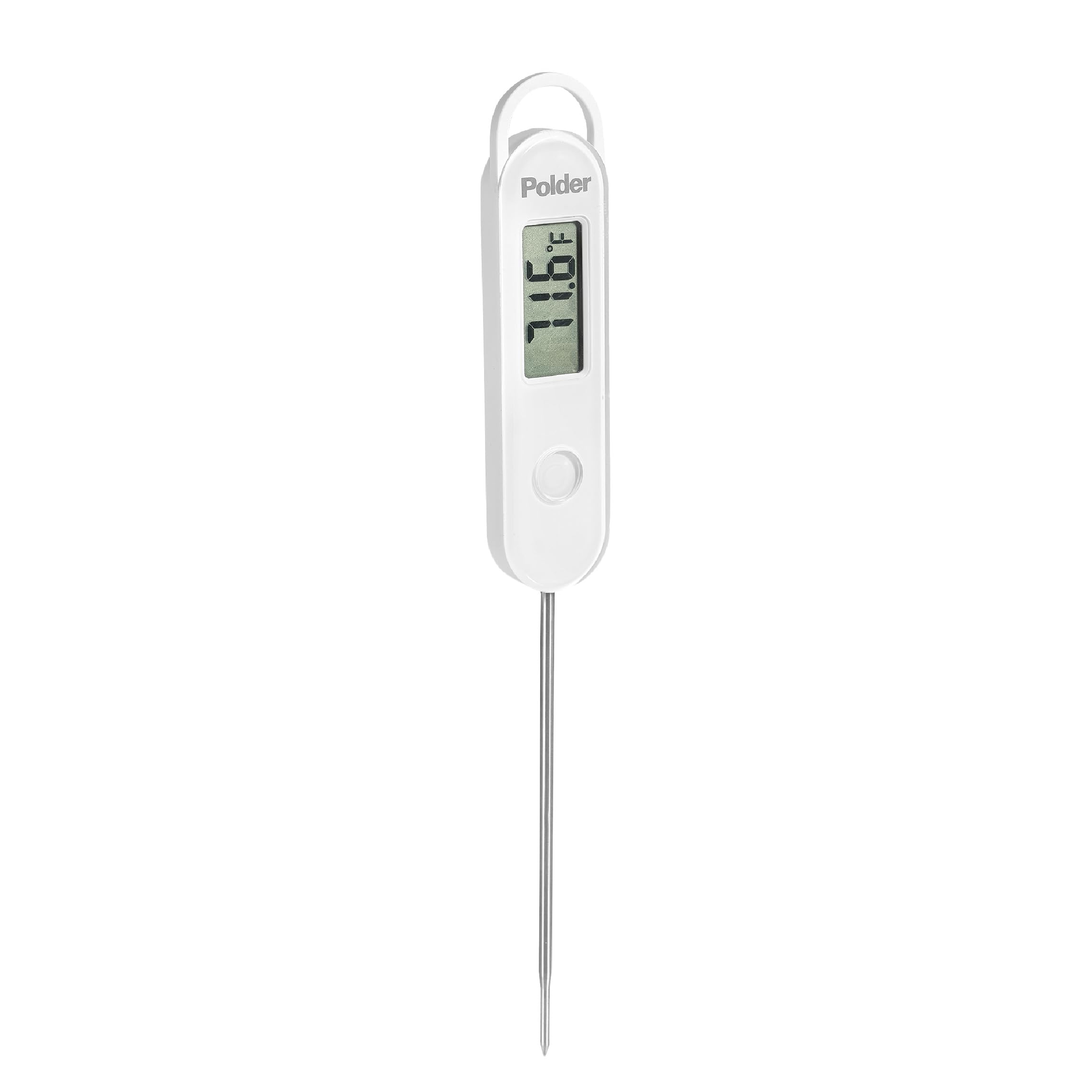 Polder Stable-Read Instant Read Thermometer, White, 1 - Pack