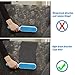 Peroom Pet Hair Remover for Furniture, Pet Dog Cat Pets Hair Remover Sold by, with Self-Cleaning Base Double-Sided Household Cleaning Pet Hair Removal Brushes for Clothes and Sofa, Blue
