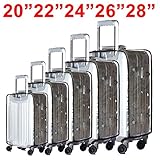 BlueCosto (Clear PVC) Travel Luggage Protector Suitcase Covers 20