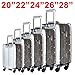 BlueCosto (Clear PVC) Travel Luggage Protector Suitcase Covers 20