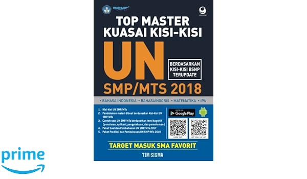 Top Master Kuasai Kisi Kisi Un Smp Mts 2018 Indonesian Edition