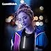 Lumistick 6 Inch Premium Glow Sticks | 15mm Thick Flat Bottom Illuminating Glowing Sticks | Waterproof & Non-Toxic Light Up Neon Sticks with Hook for Camping & Hiking (White, 25 Glow Sticks)