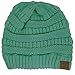 Thick Slouchy Knit Unisex Beanie Cap Hat,One Size,Mint