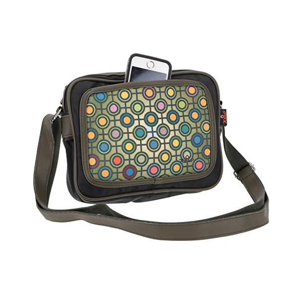 GURU SHOP Kleine Retro Schultertasche Fototasche - Modell 11, Herren/Damen, Synthetisch, 20x23x6 cm, Alternative… – Bild 5