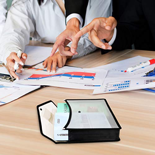 Plastic-File-Folder-Poly-Pockets-Envelope-Expanding-File-Wallet-A4Letter-Size-6-Pack-Large-Document-Folder-with-Button-ClosureWaterproof-Transparent-Premium-Accordion-File-Pouch-for-School-Office