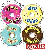 Primary Teaching Services 450 Mixed Scented Motivational Stickers 37mm Pack view 3