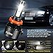 AUDEW LED Headlight Bulbs-H11/H8/H9 All-in-one conversion kit,Super Bright COB LED Chips,72W 8000LM 6000K,Cool White