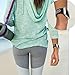 bayite Soft Silicone Sport Bands Compatible Fitbit Ionic Replacement Band Perforated Breathable Accessories Wristband Women Men Black/Gray
