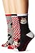 Disney Women's Minnie Mouse 3 Pack Crew Socks