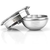 Stainless Steel Reusable Coffee Capsule, Metal Refillable Coffee Pod Brewing Espresso 70ML/2.40Z(SMALL), Compatible with N-espresso Ver-tuoPlus XN903/XN900 / Vertuo-line GCA1/ENV135/ENV150