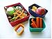 Laptop Lunches Bento-ware Bento Buddies, 4 BPA-free Lunchbox Containers with Leak-proof Lids, Primary (B650w-primary)