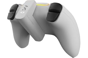 Remotto5 - Wireless Charger for PS5 Controller, Portable Battery for DualSense, Play While Charging, +12 Hours of Battery Lif