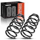 A-Premium 2Pcs Rear Suspension Coil Spring Set