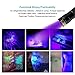 Elecrow 12 LED UV Flashlight Pets Urine and Stains Detector for Spot Scorpions, Authenticate Currency Driver License Official Identification Cards Passports