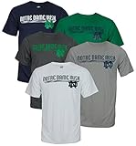 NCAA Mens Notre Dame Dri Tek Performance Editorial Tee