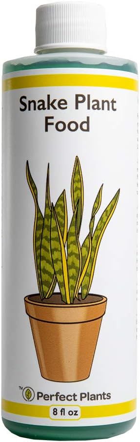 Perfect Plants Liquid Snake Plant Fertilizer | 8oz. of Premium Concentrated Sansevieria Plant Food | Use with Mother-in-Laws Tongue and Other Snake Plant Varieties