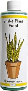 Perfect Plants Liquid Snake Plant Fertilizer | 8oz. of Premium Concentrated Sansevieria Plant Food | Use with Mother-in-Laws Tongue and Other Snake Plant Varieties