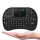 Rii I8 Mini 2.4Ghz Wireless Touchpad Keyboard With Mouse For Pc, Pad, Xbox 360, Ps3, Google Android Tv Box, Htpc, Iptv (Black)