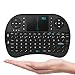 Rii I8 Mini 2.4Ghz Wireless Touchpad Keyboard With Mouse For Pc, Pad, Xbox 360, Ps3, Google Android Tv Box, Htpc, Iptv (Black) primary
