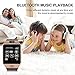 Padgene Bluetooth Smartwatch,Touchscreen Wrist Smart Phone Watch Sports Fitness Tracker with SIM SD Card Slot Camera Pedometer (Black (Black Band))