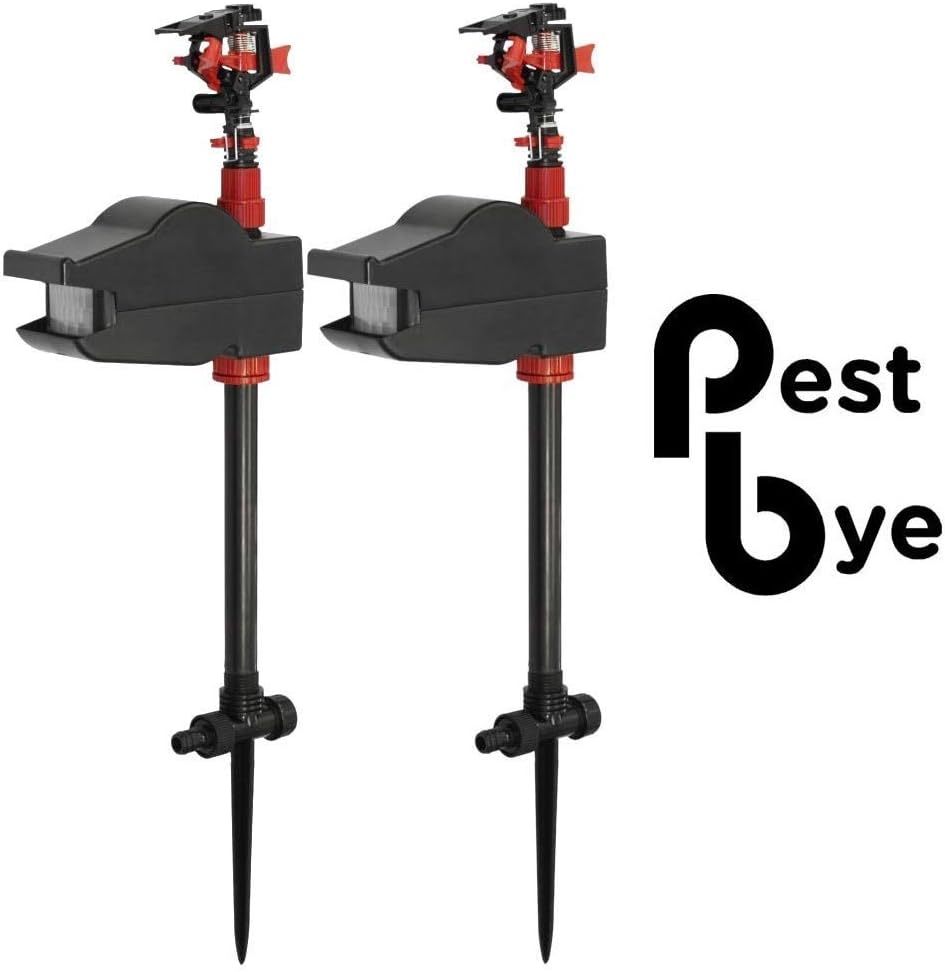 Pestbye® Set of 2 Jet Spray Battery Operated Motion Activated Cat