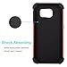 Galaxy S6 Edge Case, Jeylly(TM) [Shock Proof] Scratch Absorbing Hybrid Rubber Plastic Impact Defender Rugged Slim Hard Case Cover Shell For Samsung Galaxy S6 Edge S VI Edge G925
